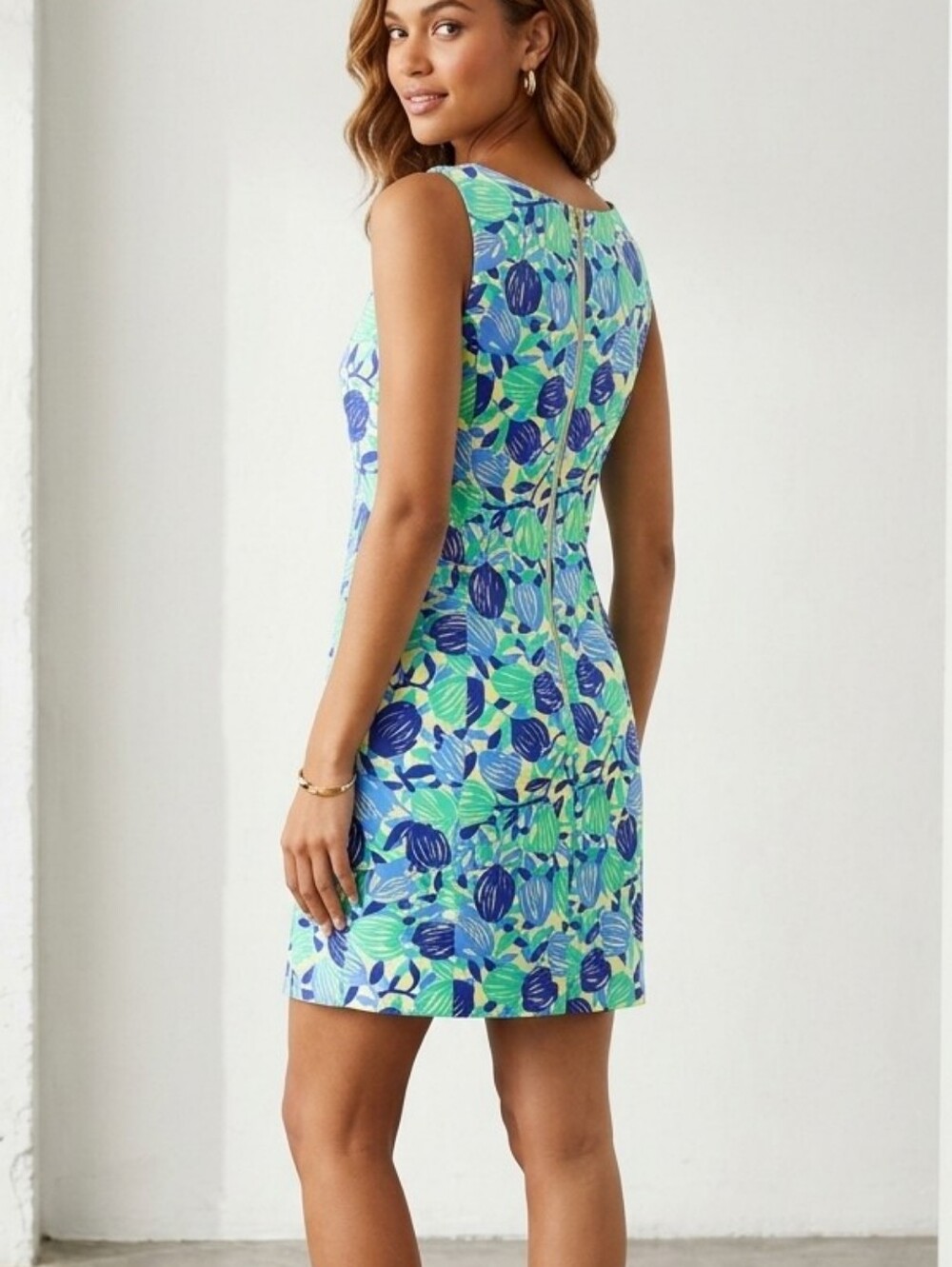 Lilly Pulitzer White Label Vintage Tulip Time Dress Pockets